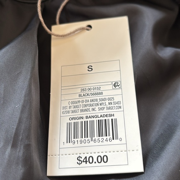 NEW Black Moto Jacket - Women’s Size Small - Picture 5 of 5